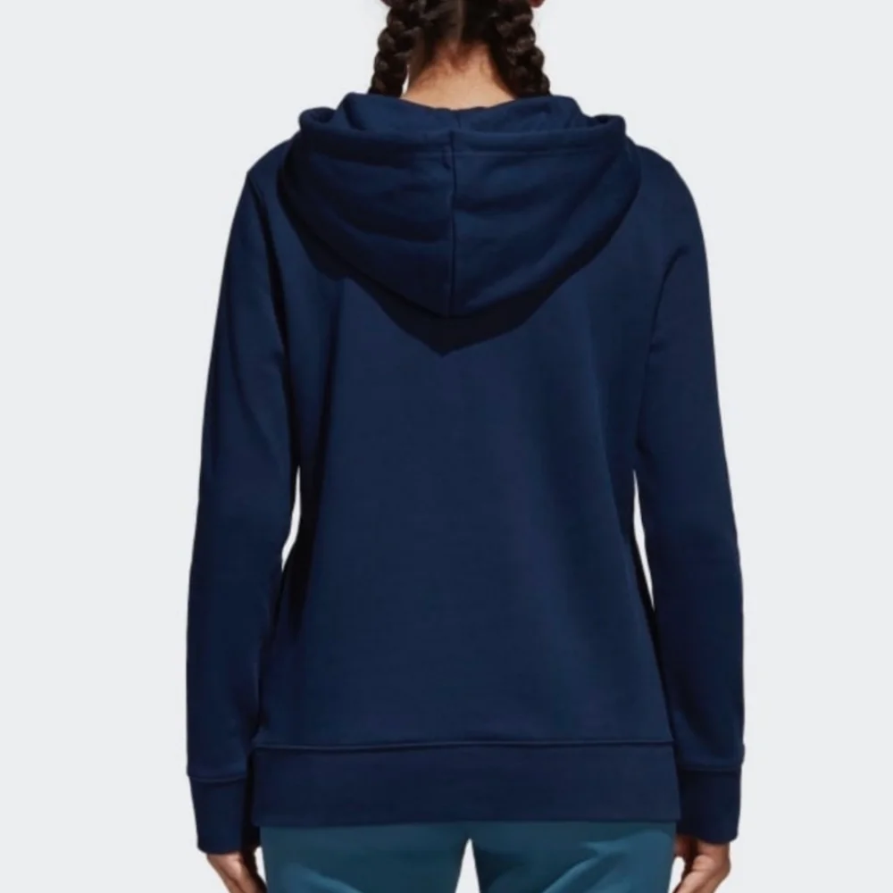 Adidas Hoodie Trefoil Logo, Size M, Navy Blue - Picture 5 of 6